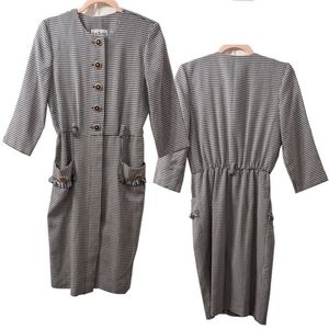 VINTAGE Peri Petites Check Dress